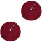 Ciieeo 2St Baumschürze Christbaum Teppich Christmas Tree Carpet weihnachtadeko Gastgeschenke Weihnachtsbaum-Rock-Tuch Weihnachtsbaum Rock Weihnachtsbaumrock stylischer Baumrock Mode rot