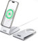 JSAUX Faltbarer Aluminium Ständer Kompatibel mit MagSafe Ladegerät iPhone 16 15 14 Pro/Pro Max/Plus [Nur Ständer, Mag Safe Ladegerät Nicht Enthalten]