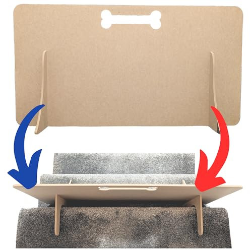 No Drill Dog Barrier, Versatile Pet Stopper, Indoor & Stair Gate (40cm H x 75cm W)