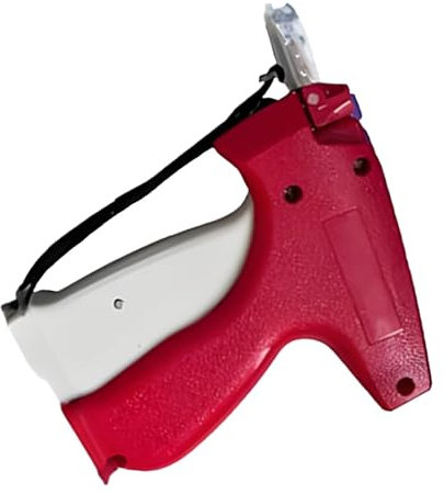 Yusat Quick Clothing Fixer Kleidung Quilt Tacker Mini Stitch Saum Gun Micro Tagging Tool (Rot)