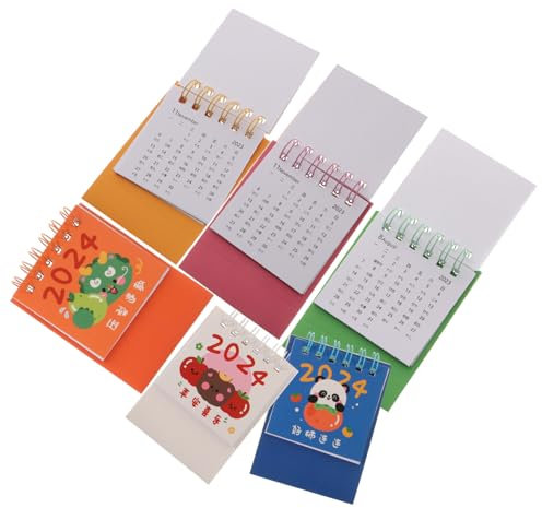 SEWACC 30stücke Tischkalender Im Niedlichen Hasen-design Tragbare Schreibtischkalender Für Büro Und Zuhause Multifunktionale Planer Und Dekoration