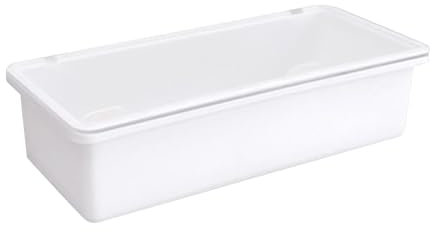 Bandeja de cubiertos con tapa, bandeja escurridora, organizador de cubiertos | Organizador de cajones de cocina | Contenedor de almacenamiento transparente de cubiertos de cocina para el hogar y el