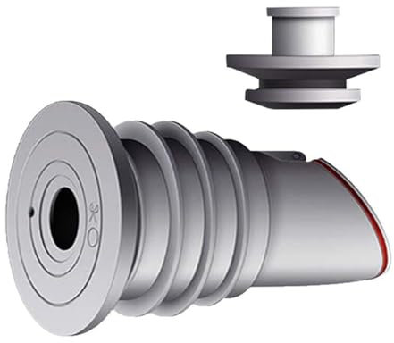 Joint de tuyau de vidange pour machine à laver, joint d'étanchéité pour tuyau de machine à laver, bouchon de vidange anti-odeurs, joint en silicone polyvalent pour tuyaux de vidange de sol et égouts