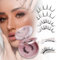 Cils Magnetique 2 Paires Réutilisable Faux Cils Magnetique Avec Applicateur Naturel Look Cils Magnétiques Kit Magnetic Wendy Lashes(style-A011)