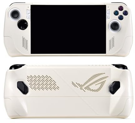 Protective Case for Asus ROG ALLY Gaming Console Handheld Console Protective Case with Surface Spray Paint and Contrasting Color (White)