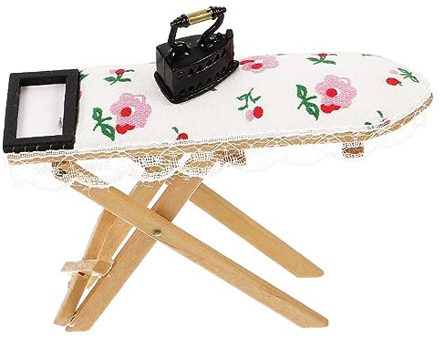YARNOW Petit Fer à Repasser Décoratif Modèle Miniature De Table à Repasser Accessoire pour Maison De Poupée