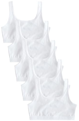 NEXT Mädchen Kurzes Top mit U-Ausschnitt, 5er-Pack