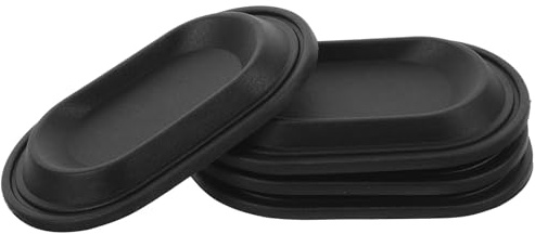 Housoutil Pernos de Repuesto para Pies de Equipaje, 4 Piezas de Almohadillas Plásticas Resistentes para Patas Inferiores de Maletas, Accesorios para Reparación de Bolsos de Viaje
