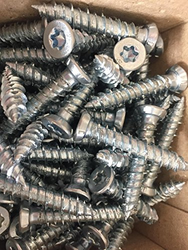 Fensterrahmenschrauben Rahmenschrauben Fensterbauschrauben Senkkopf 10 Stck (60 mm)