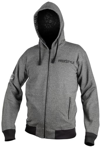 Spro Freestyle Angelpullover mit Kapuze Hoodie Grey, Größe:XL