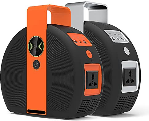Estación de energía portátil 155Wh/42000mAh Generador, Batería de litio de respaldo con puertos CC/CA/USB/Tipo C/Luz LED Pantalla LED para exteriores Picnic Pesca Drone Viajes Fiesta Camping Energía