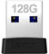 Lexar 128GB JumpDrive S47 USB 3.2 Gen 1 Flash Drive for Storage Expansion and Backup, Up To 250MB/s Read, Compact Plug-n-Stay, Black (LJDS47-128ABBKNA)