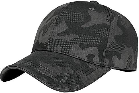 Unisex M鋘ner Frauen Camouflage Baseball Cap Hysteresenhut Hip-Hop Einstellbare Kappen (5Gr黱)