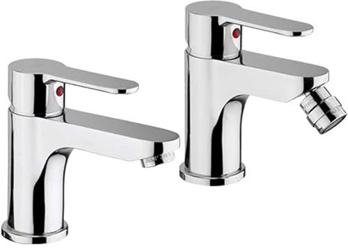 Set di miscelatori Paffoni Blu lavabo e bidet