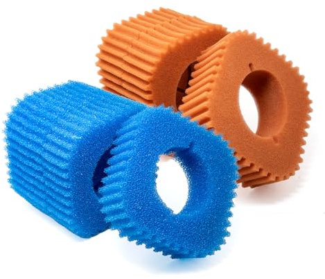 Pondlife Filterschwamm Ersatz-Set für Oase FiltoClear 16000 / 4X blau + 3X rot