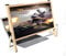XIAOKUKU Laptop Bildschirmlupe 22 Zoll Notebook Computer Tablet PC Bildschirmhalter Lupe 3D 4 fache Vergrößerung Bildschirm zum Anzeigen von Spielen - Büro, Unterstützung der Winkeleinstellung,B