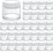 TOPZEA 30 Pack Small Glass Jars with Lids, 2 Oz Round Clear Straight Sided Canning Jars Spice Jars Mason Jars Food Container for Cream, Lotions, Ointments, Herbs, Spices and Wedding Favor
