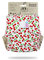 Petit Lulu Nachtwindel | Maxi-Night Höschenwindel (7-16 kg) Klett | Bambus & Bio Baumwolle Stoffwindeln | Made in Europe (Süßkirschen)