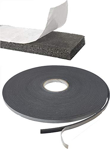 varivendo Dichtungsband selbstklebend 20m x 30mm - Fenster- & Türdichtung wie Moosgummi, Wasserdichtes Klebeband für Luft- und Schallisolierung