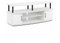 Furinno Jaya Grand Centre de Divertissement, Bois d'ingénierie, Blanc/Noir, 119,9 (L) x 49,8 (H) x 40,1 (P) CM