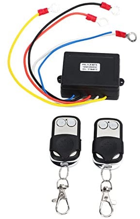 Wireless Winch Remote Control Kit, 12V 24V Wireless Winch Remote Control Switch Receiver Kit Universal for Truck ATV SUV