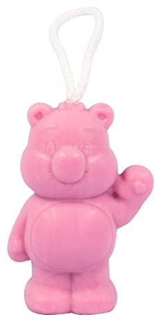Care Bears Soap-on-a-Rope. Cheer Bear Shaped Soap. Officially Licensed Care Bears Merchandise.