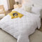 WAVVE Edredón Acolchado 220x240 cm, Edredon Cama 135/150 / 160, Verano Relleno Nórdico 270 gr/m² en 100% Suave Microfibra (Blanco)