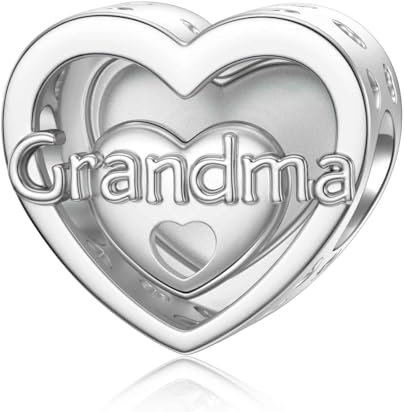 Nana Charms für Pandora Charms Oma, Großmutter, danke, dass du da bist!
