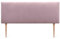 DHOME Testiera in Similpelle o TessutoAQUALINE liscia con gambe Testiera imbottita Testiera letto di lusso (135x105cm con Gambe (Letti 120/135/140), Tessuto Rosa)