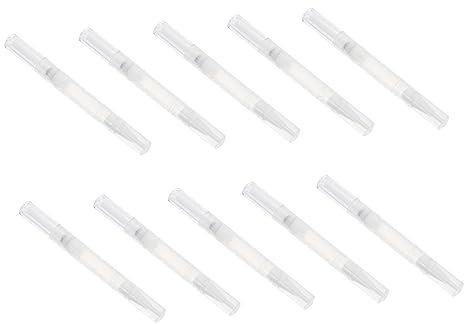 POPETPOP 30pcs Nail Art Pens for Gel Polish Makeup Remover Pen French Manicure Empty Lip Gloss Container Makeup Liquids Applicator Nail Salon Eyelash Growth