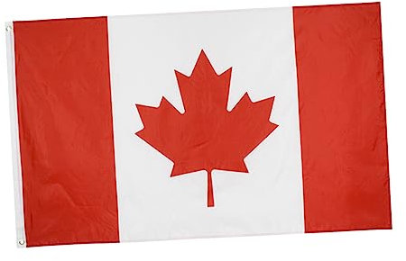 FONDOTIN Usa Flagge Länderflaggen England-Flagge Kanada-Flaggen kanadische flagge canada flagge Embleme Nationalflagge jubelnde Fahne Farbschutz das Schild amerikanisch Banner 4x rot
