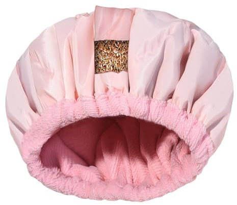 Deep Conditioning Cap - Hair Steamer Cap - Leinsamen Conditioning Cap mit Duschhauben für Zuhause und Salon, schnurloses Haartrocknen, Styling-Werkzeuge, 27 cm