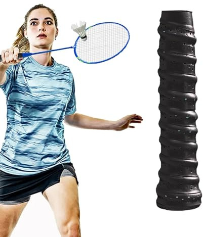 Badminton Racket Grip Anti-Slip, Sweat Absorbent, Soft, Moisture Wicking, | Super Absorbent Tennis Overgrip for Badminton Tennis