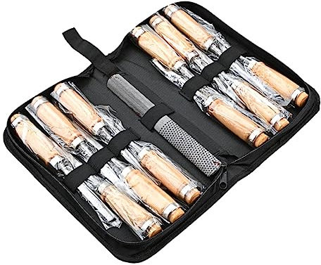 NUOBESTY Holzschnitzwerkzeuge Mit Einfacheren Holzschabern Und Metallgravurwerkzeugen Für Kunsthandwerks-bildhauerei Inklusive Aufbewahrungstasche Für Werkzeugkasten