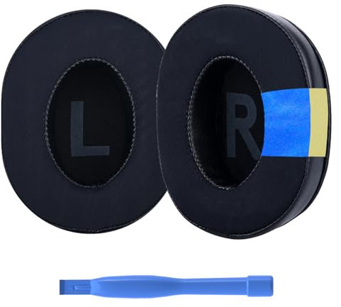 Almohadillas de Repuesto para Logitech G Pro, G Pro X, G Pro X 2, G Pro X SE Auriculares de MMOBIEL – Gel Refrigerante Almohadilla Auriculares - Cascos Cojines – Negro