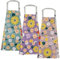 FeiOne 3 Stück Schürze Damen Blumenschürzen mit Grossen Taschen – wasserdichte & verstellbare Kochschürzen für Damen im Garten, Küche und Salon, Mehrfunktionale Schürzen mit Blumenmuster