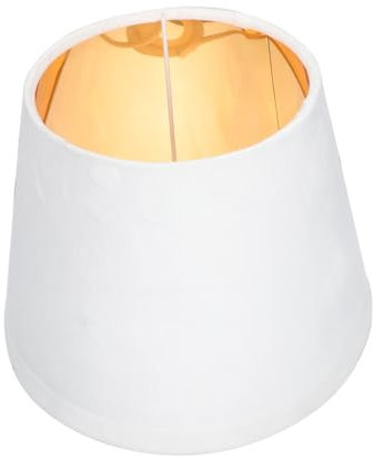 DECOMELODY Eleganter Goldfarbener Lampenschirm Für Tischlampen Fassung Für Schlafzimmer Und Wohnzimmer Dekorative Beleuchtung Für Stilvolles