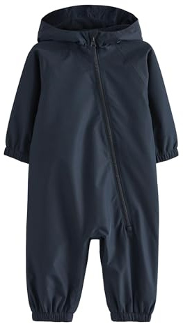 Next Ragazzo Tuta impermeabile con fodera in pile Blu marino 12 Mesi