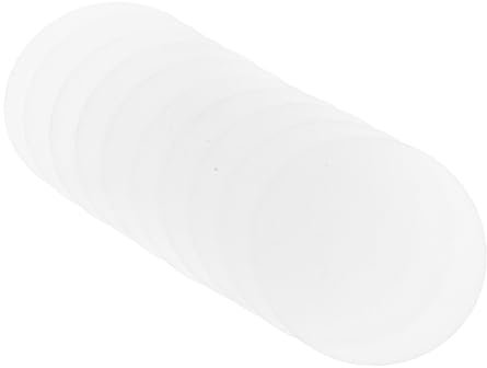 LOEFLIFA LED Light Diffuser Sheet 4-inch PC Cover PVC Diffuser Film for Downlight Recessed Ceiling Lights 10pcs Diffusion Panel for Home Lighting and Photography