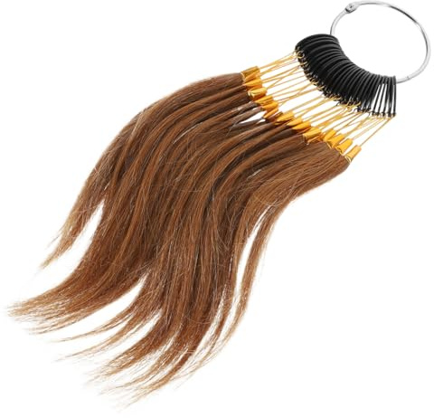 Haarfarbenprobe und Tests aus Echthaar für Friseurbedarf