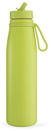 onegreenbottle EVOLUTION Stainless Steel Bottle, Triple-Walled Isothermal Insulated Water Bottle - Leakproof Bottle for Hot and Cold Drinks (Wild Lime)