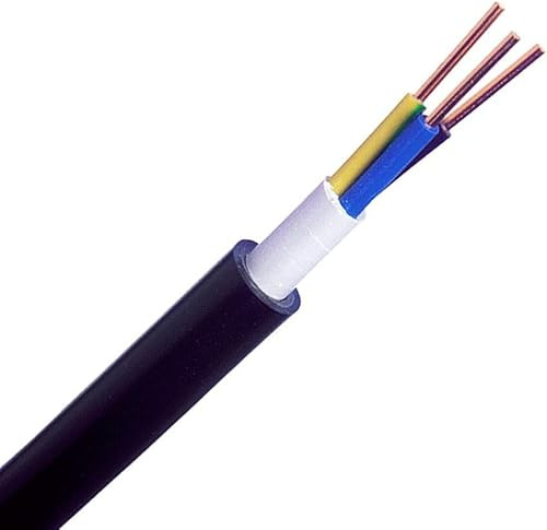 6.0mm² 3core NYY-J PVC Hi-Tuff Cable Outdoor NYYJ Wire ***Sold In Various Lengths*** (10 Metre)