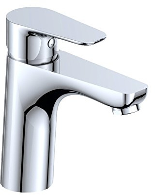 ERCOS Miscelatore Lavabo Bagno In Acciaio Inox Cromato , Lavabo Bagno Con Scarico