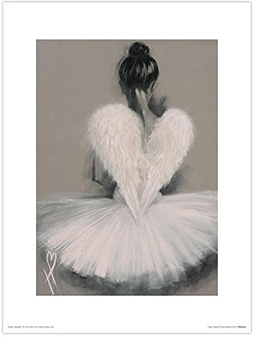 The Art Group Hazel Bowman (Angel Wings) -Art Print 30 x 40cm, Paper, Multicoloured, 30 x 40 x 1.3 cm