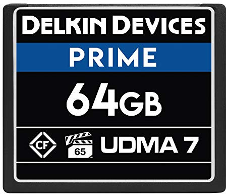 Delkin 64GB Compact Flash Memory Card 1050x [DDCFB105064G]
