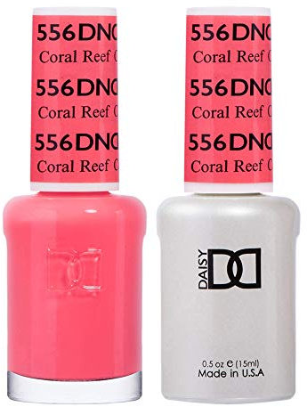 DND Duo Gel & Nail Polish Set - Coral Reef 556-2x15ml