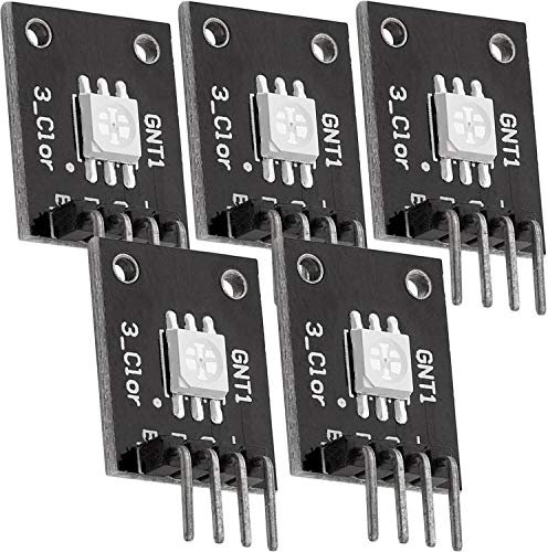 AZDelivery 5X KY-009 Capteur de Module SMD à LED RGB Compatible avec Arduino et Raspberry Pi y Compris Un eBook