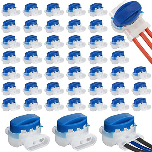 SENENQU 40 Stück kabelverbinder Mähroboter mit Gel Füllung 314, Kabelverbinder Mähroboter Begrenzungskabel Verbinder, kabelverbinder Wasserdicht Rasenmäher Roboter Kabelverbinder