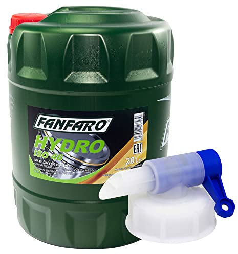 Fanfaro Hydro ISO 46 Huile hydraulique Bidon de 20 litres avec robinet