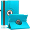 Custodia per iPad 10.2 7/8/9a generazione (2021/2020/2019) - Custodia regolabile a 360 gradi con auto sonno/sveglia (Sky Blue)
